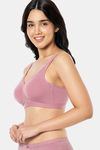 Amante Double Layered Non Wired Full Coverage Support Bra - Mesa Rose — thumbnail 2